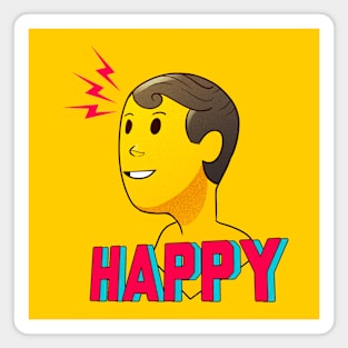 HAPPY MAN Magnet